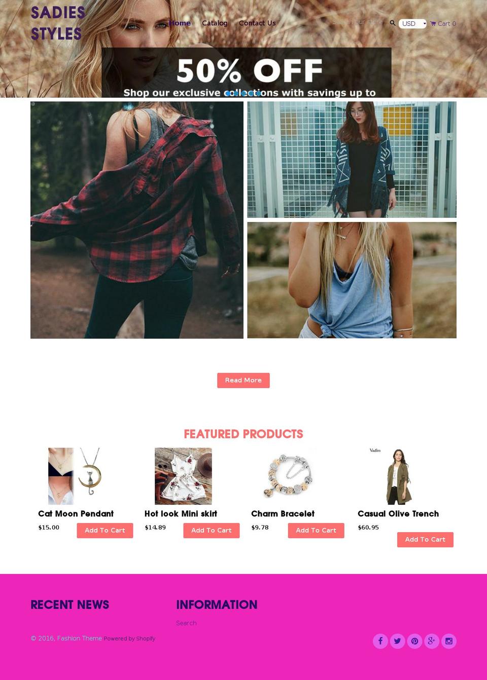 Lady Shopify theme site example preppergears.com