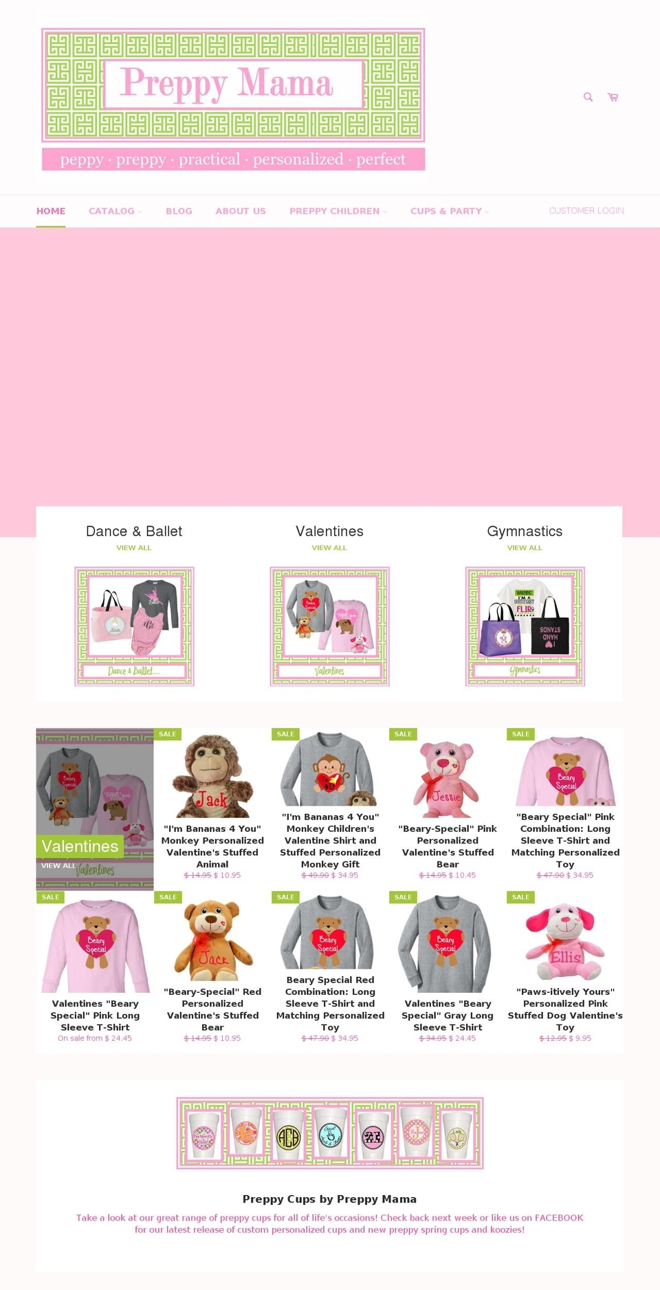 preppymama.com shopify website screenshot