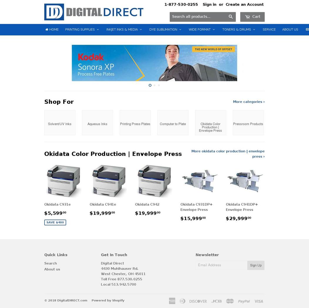 prepresssolutions.com — Shopify storefront screenshot