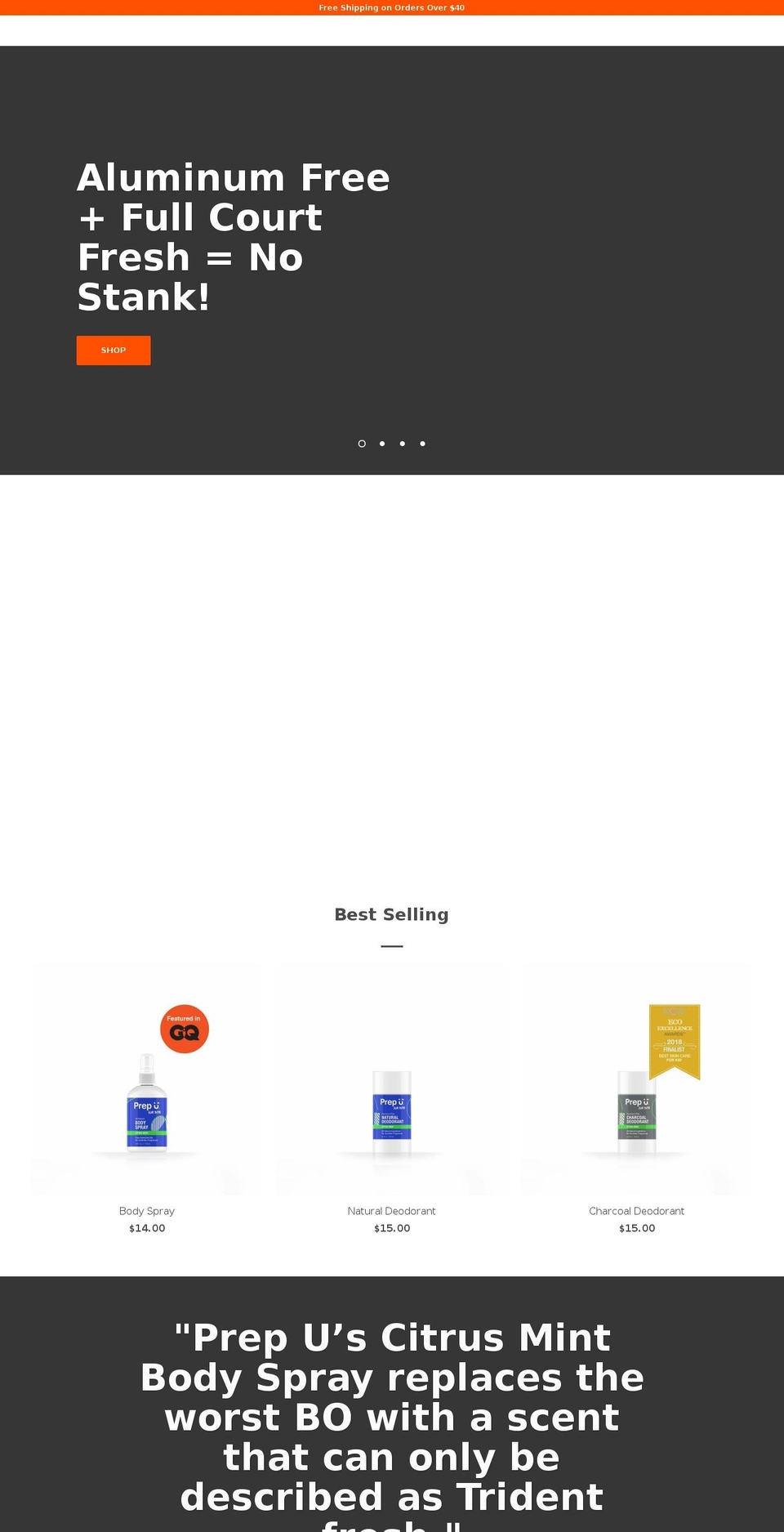 prepurself.com — Shopify storefront screenshot