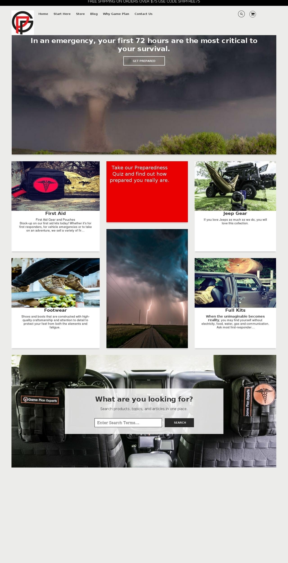 prepwithaplan.com — Shopify storefront screenshot