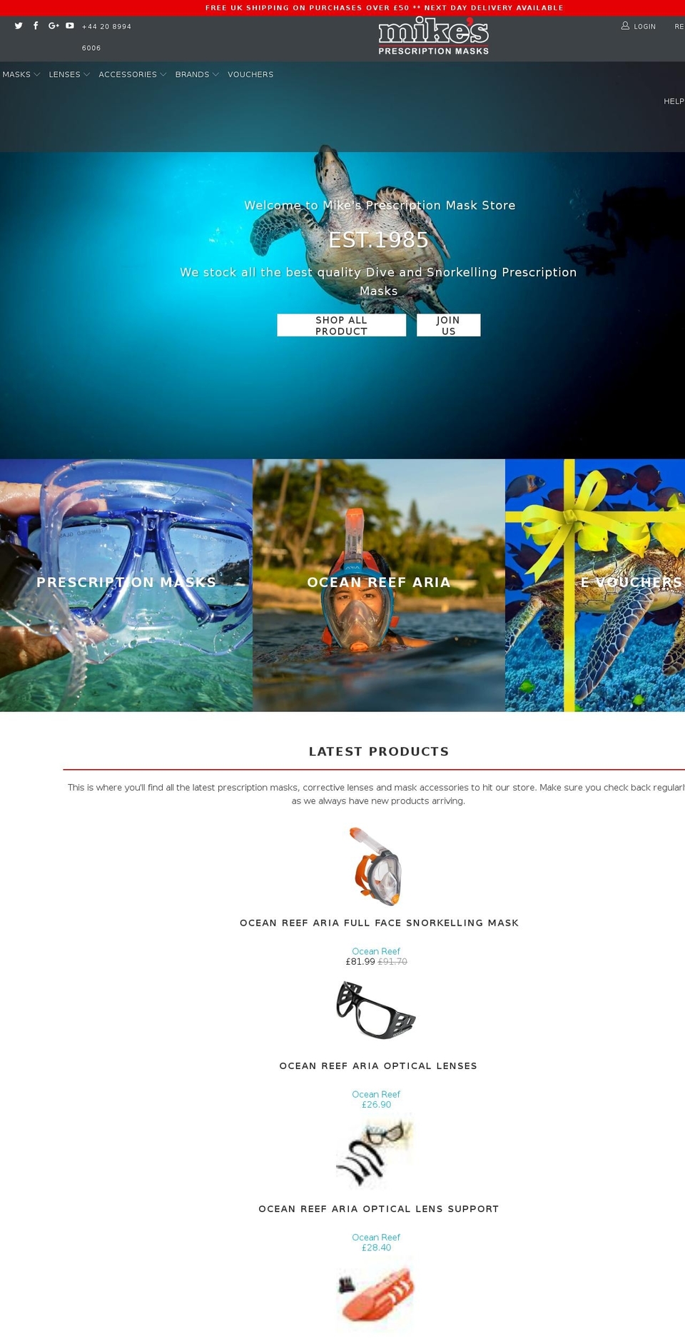 theme-export-www-mikesdivestore-com-copy-of-tu Shopify theme site example prescriptionsnorkellingmasks.com