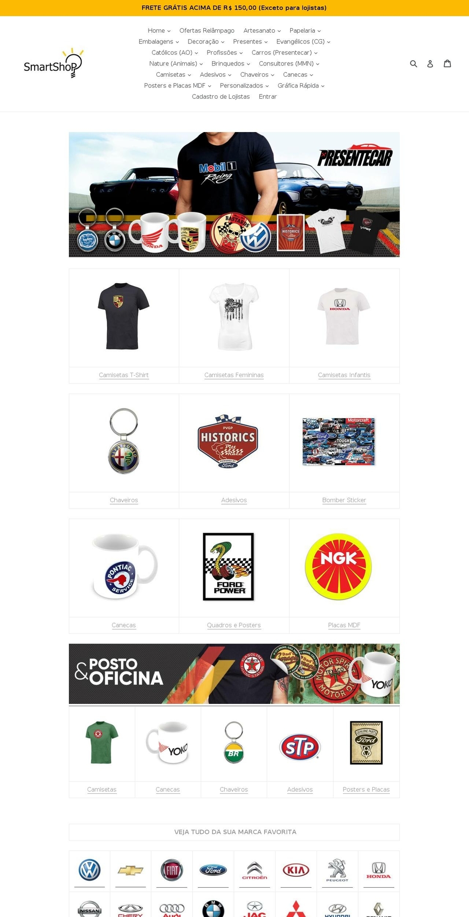 presentecar.com — Shopify storefront screenshot