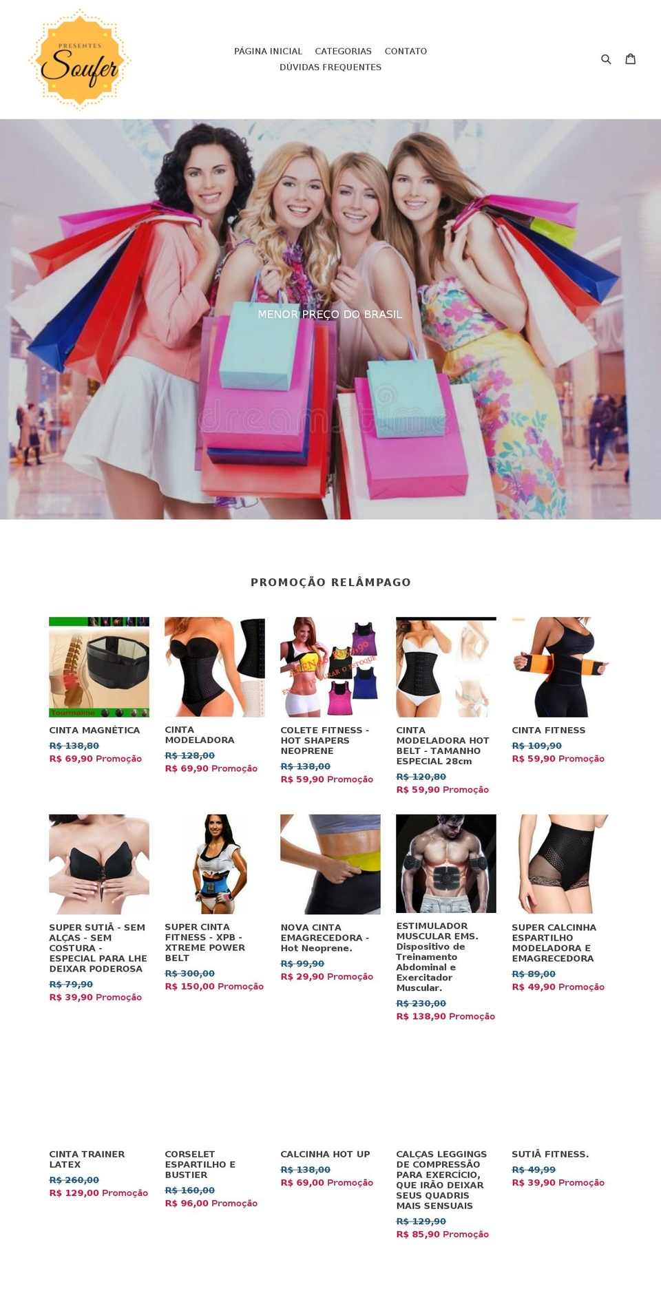 presentessoufer.com — Shopify storefront screenshot