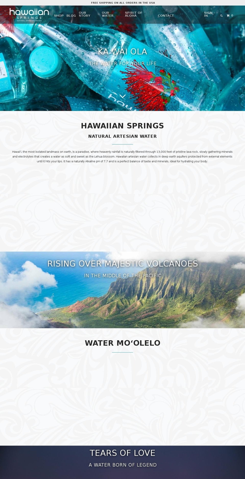 preservingparadise.com — Shopify storefront screenshot