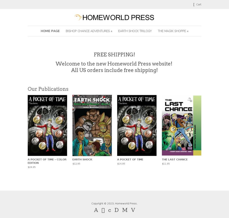 press-homeworld.myshopify.com shopify website screenshot