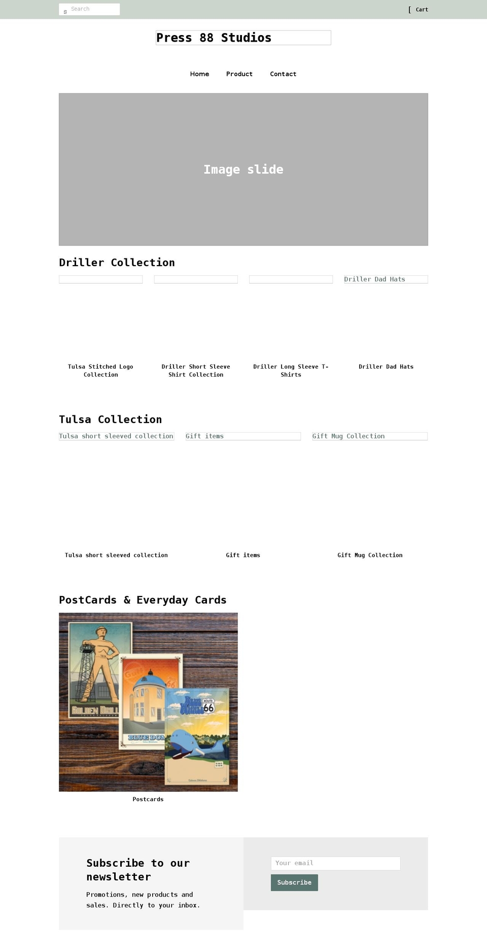 press88studios.com shopify website screenshot