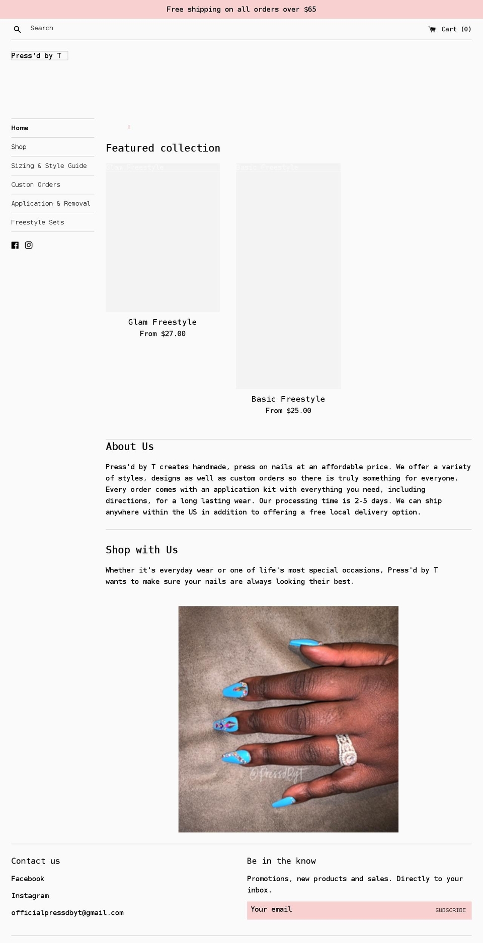 pressdbyt.com shopify website screenshot