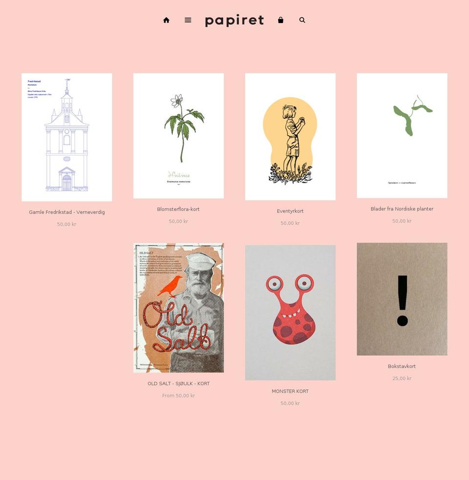 presserommet.com — Shopify storefront screenshot