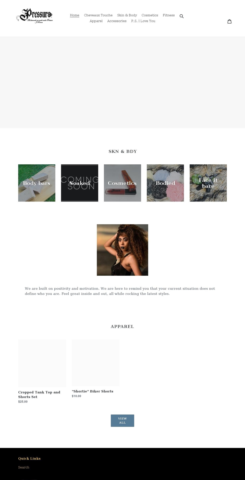 pressureoutlet.com shopify website screenshot