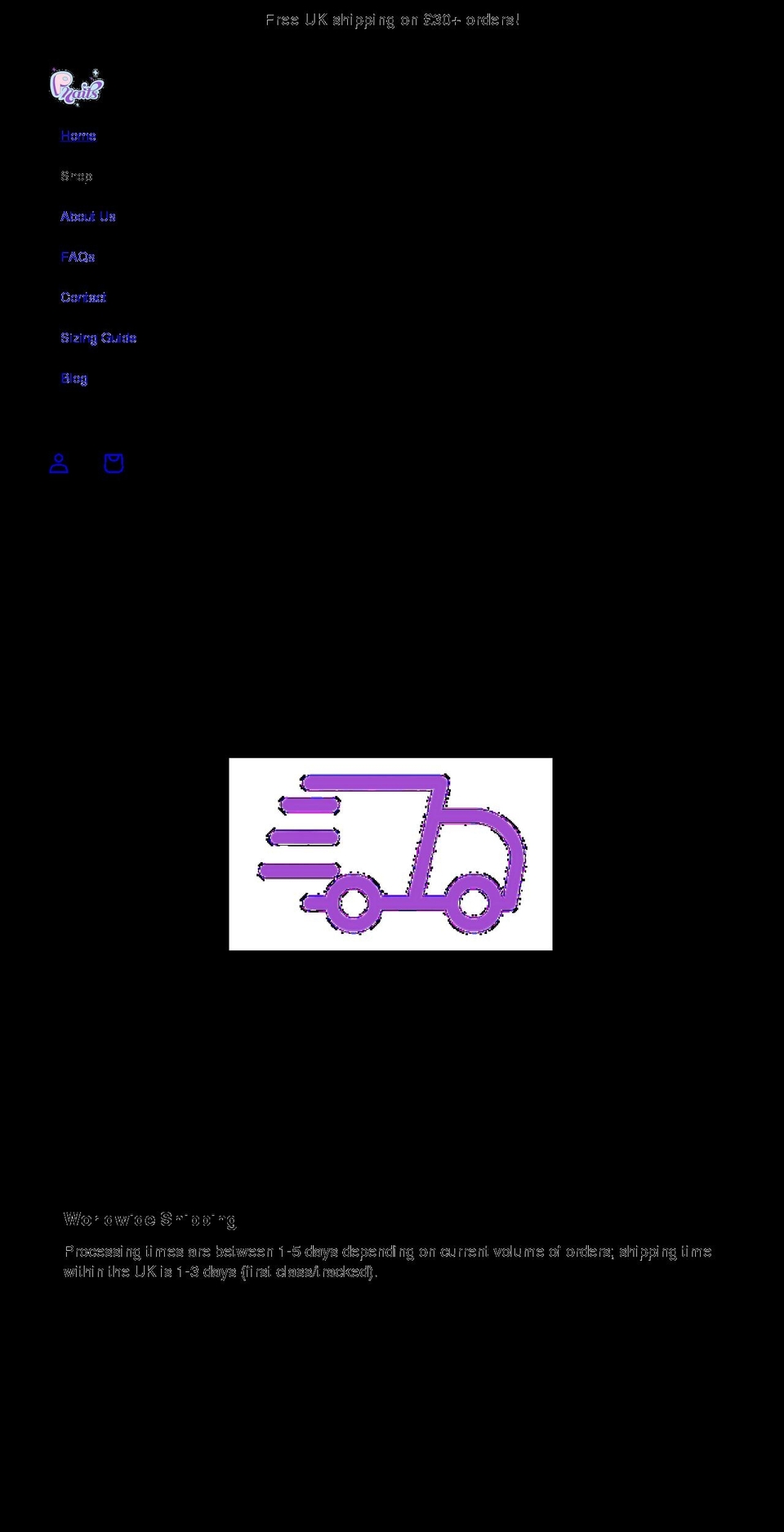 prestigenails.net shopify website screenshot