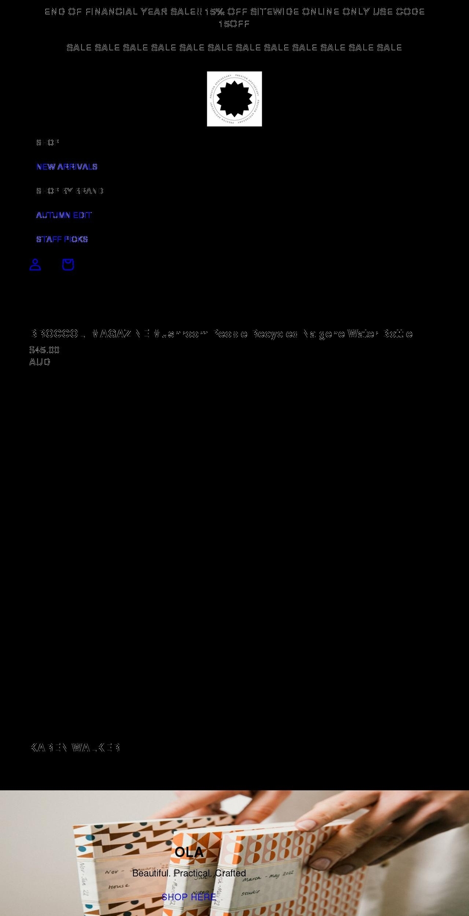 prestonapothecary.com shopify website screenshot