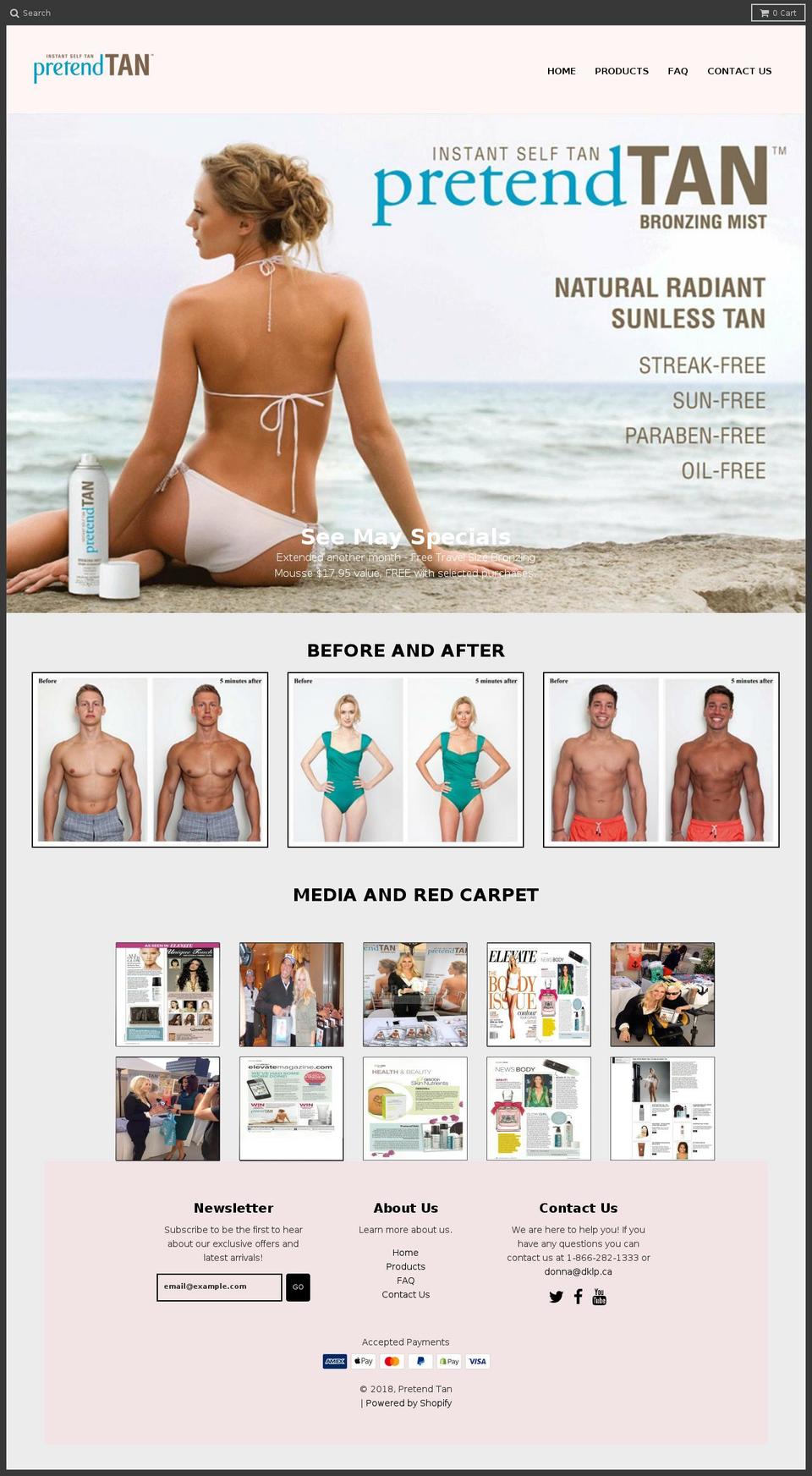 Copy of district - Shopify Test Shopify theme site example pretendtan.com