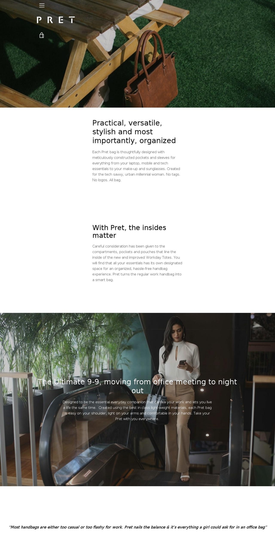 pretlabel.com shopify website screenshot