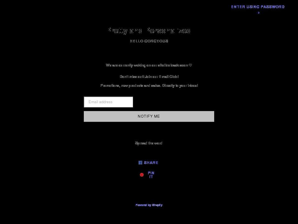 prettyandpersonalizedboutique.com shopify website screenshot