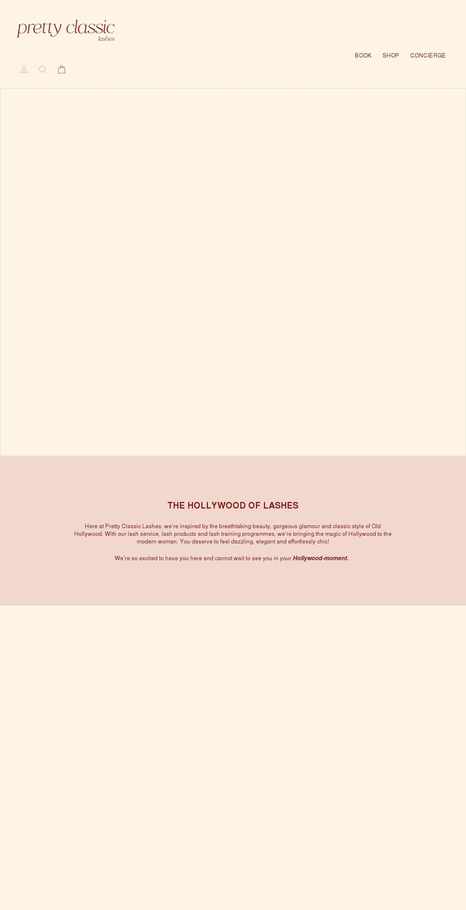 prettyclassiclashes.com shopify website screenshot