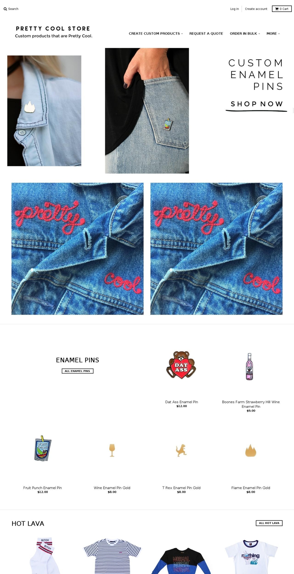 prettycoolstore.com shopify website screenshot