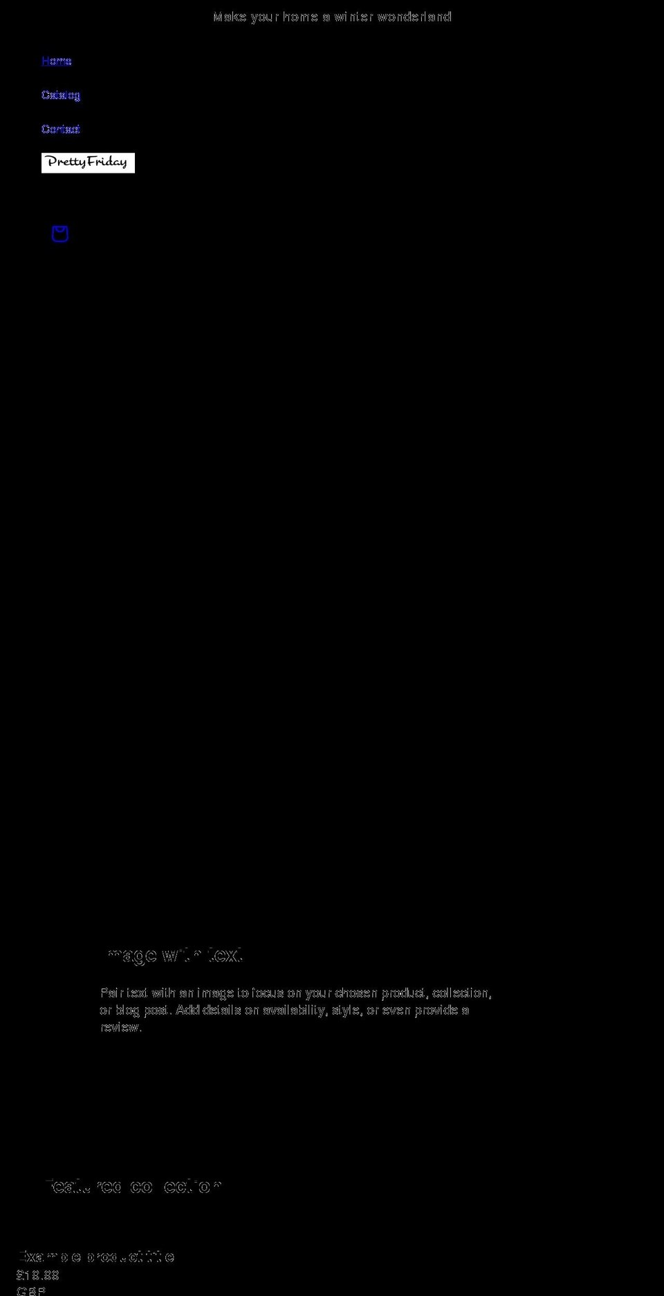 prettyfriday.com shopify website screenshot