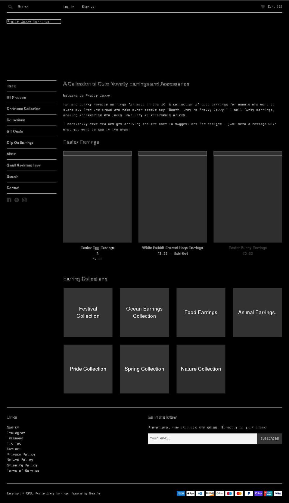 prettyjazzy.com shopify website screenshot