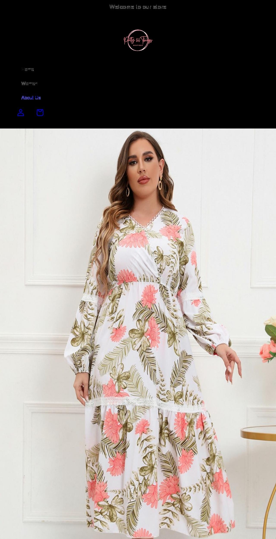 prettylilthingsboutiques.com shopify website screenshot