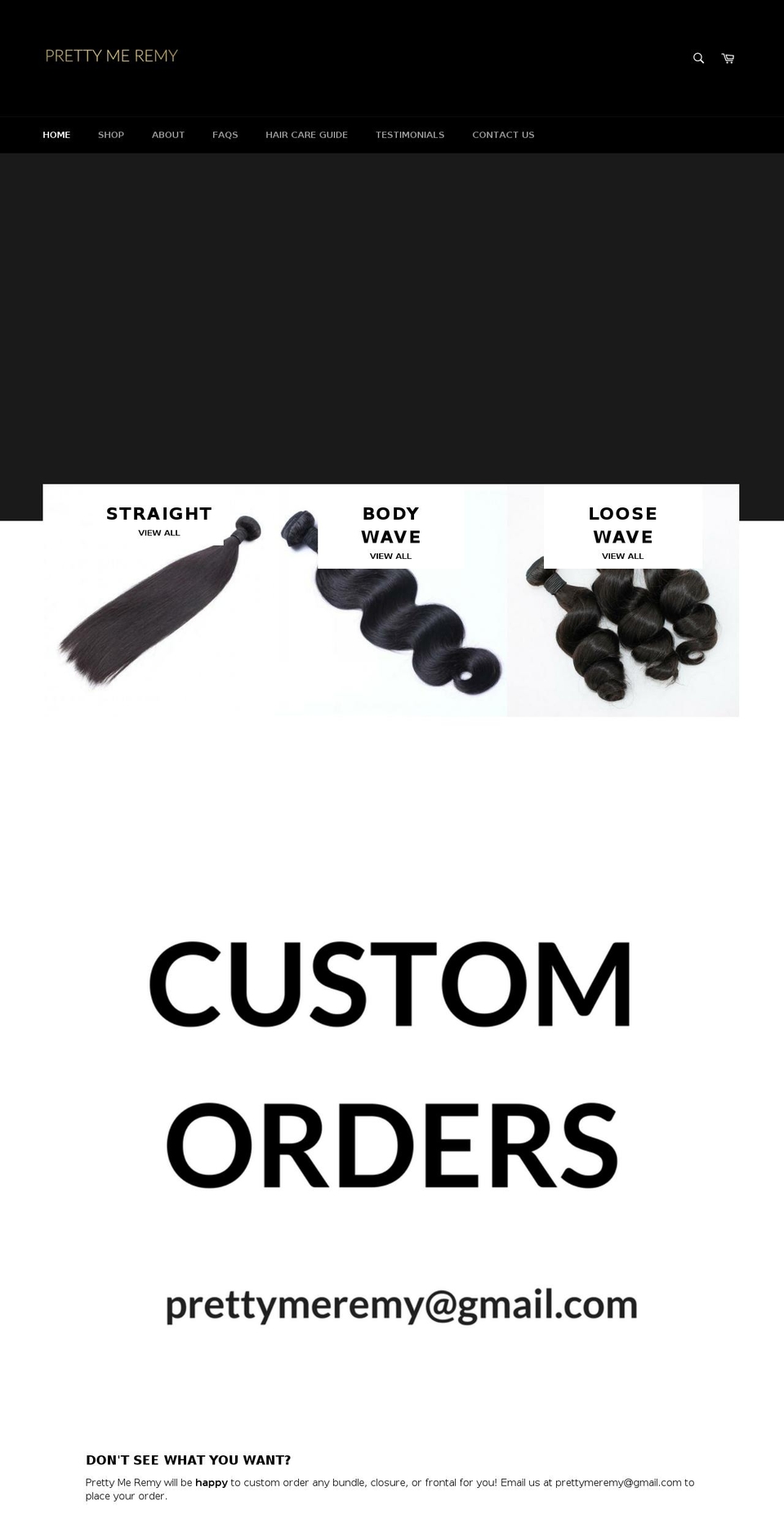 prettymeremy.com — Shopify storefront screenshot