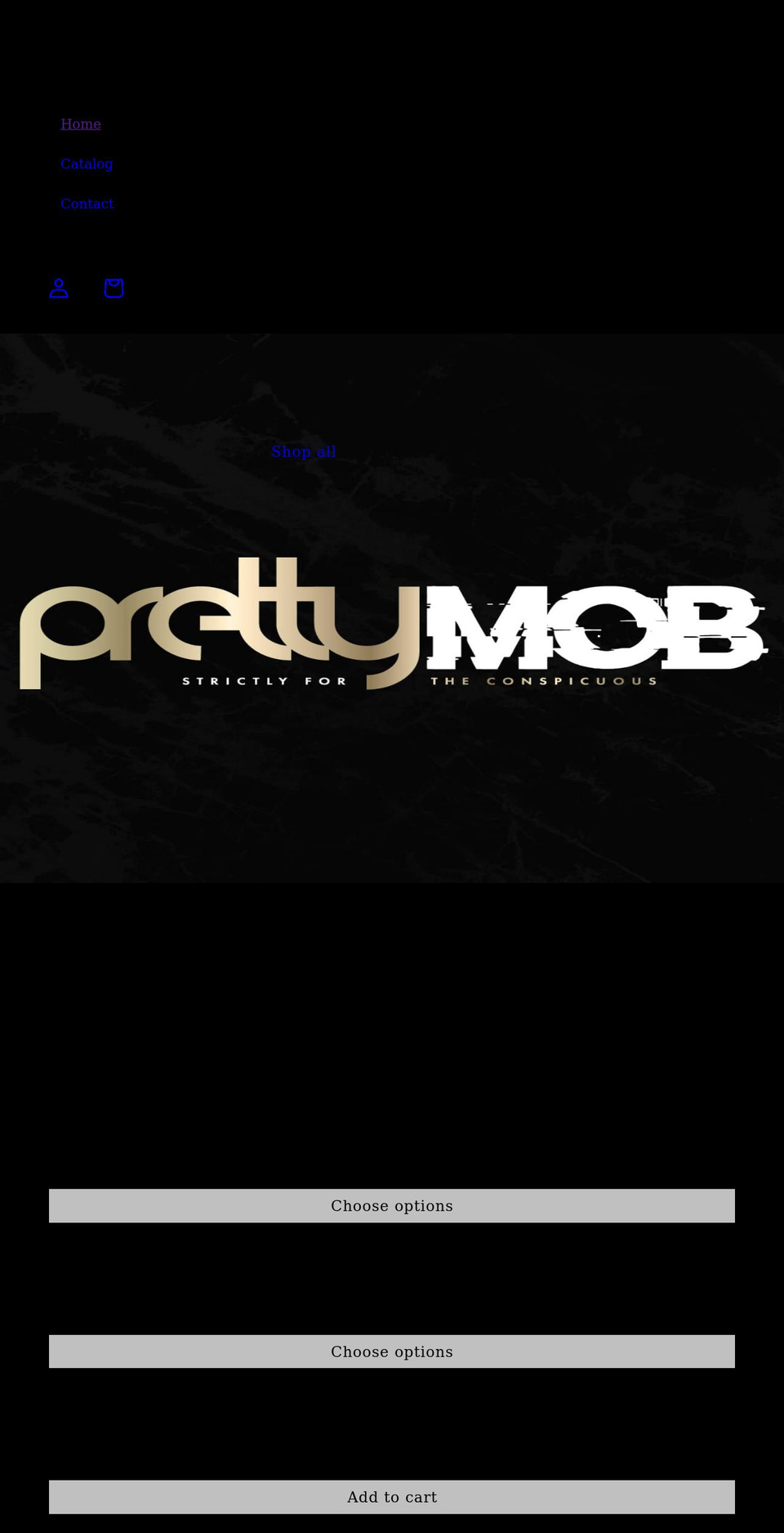 prettymobco.com shopify website screenshot
