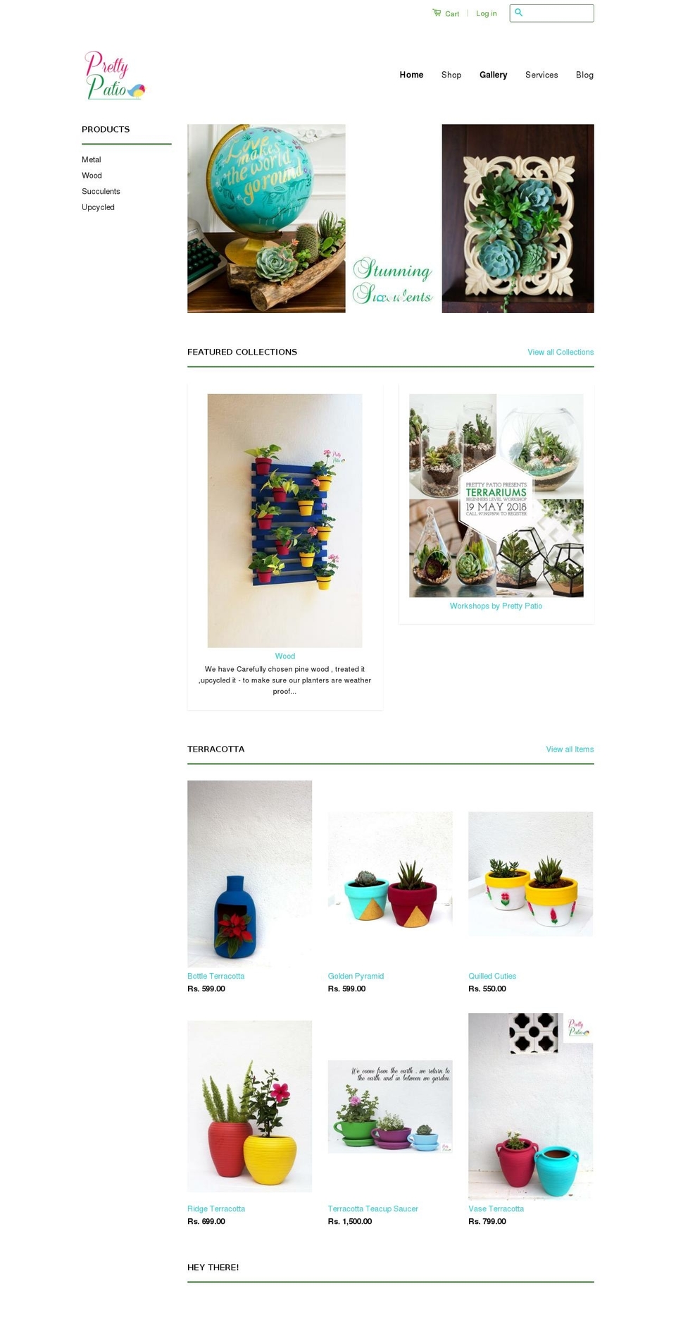 prettypatio.com — Shopify storefront screenshot