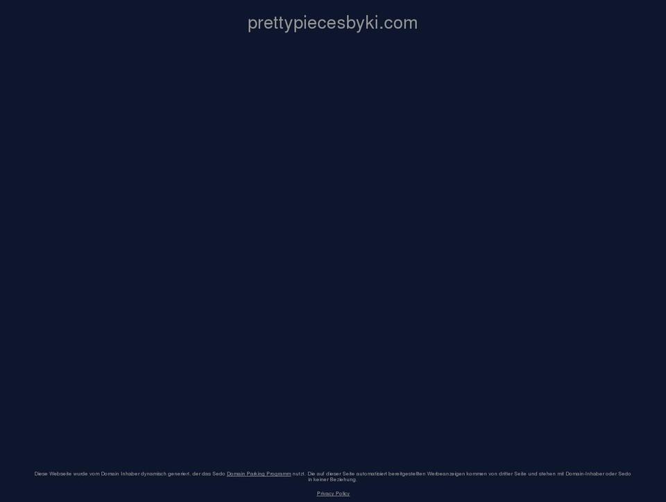 prettypiecesbyki.com shopify website screenshot