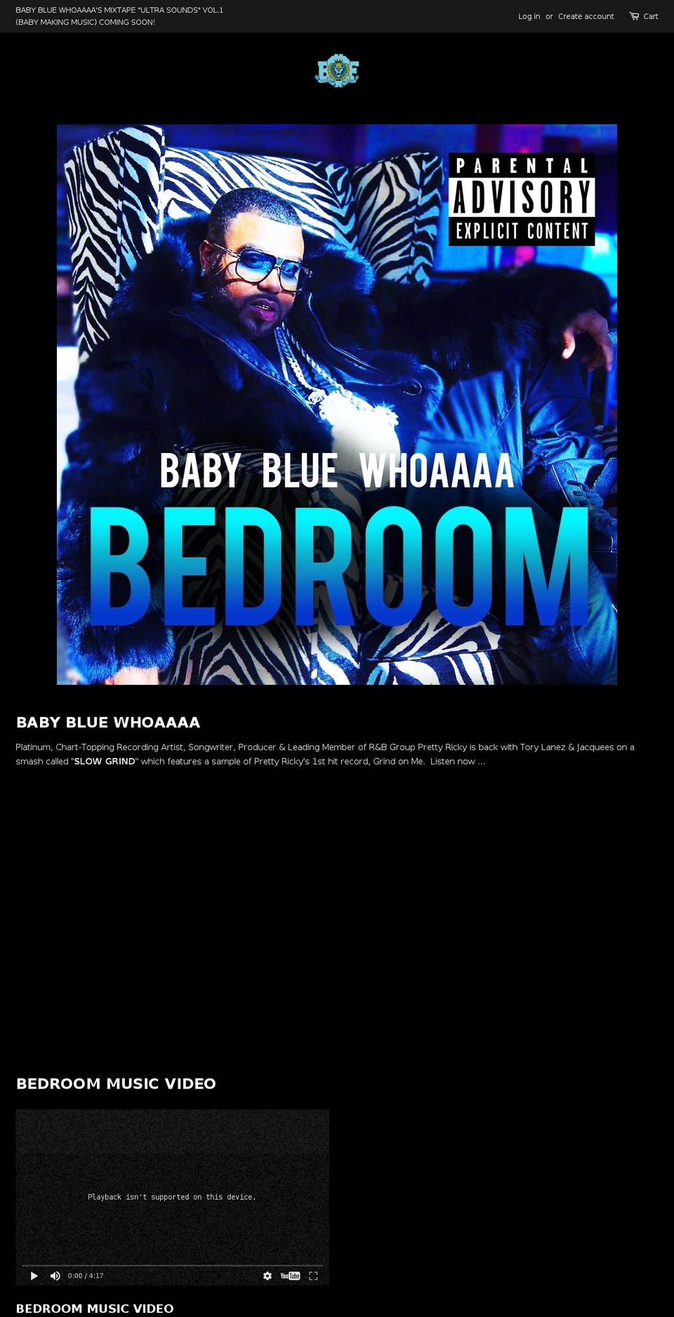 prettyricky.com shopify website screenshot