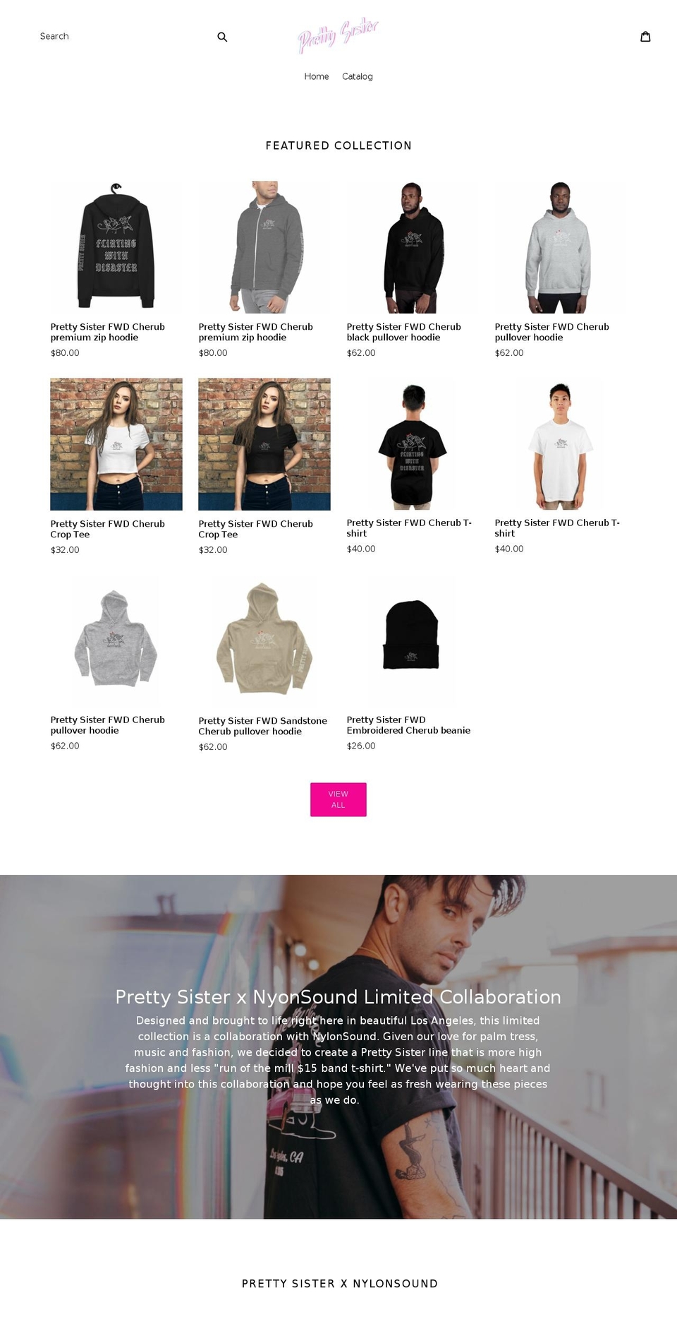 prettysister.myshopify.com shopify website screenshot