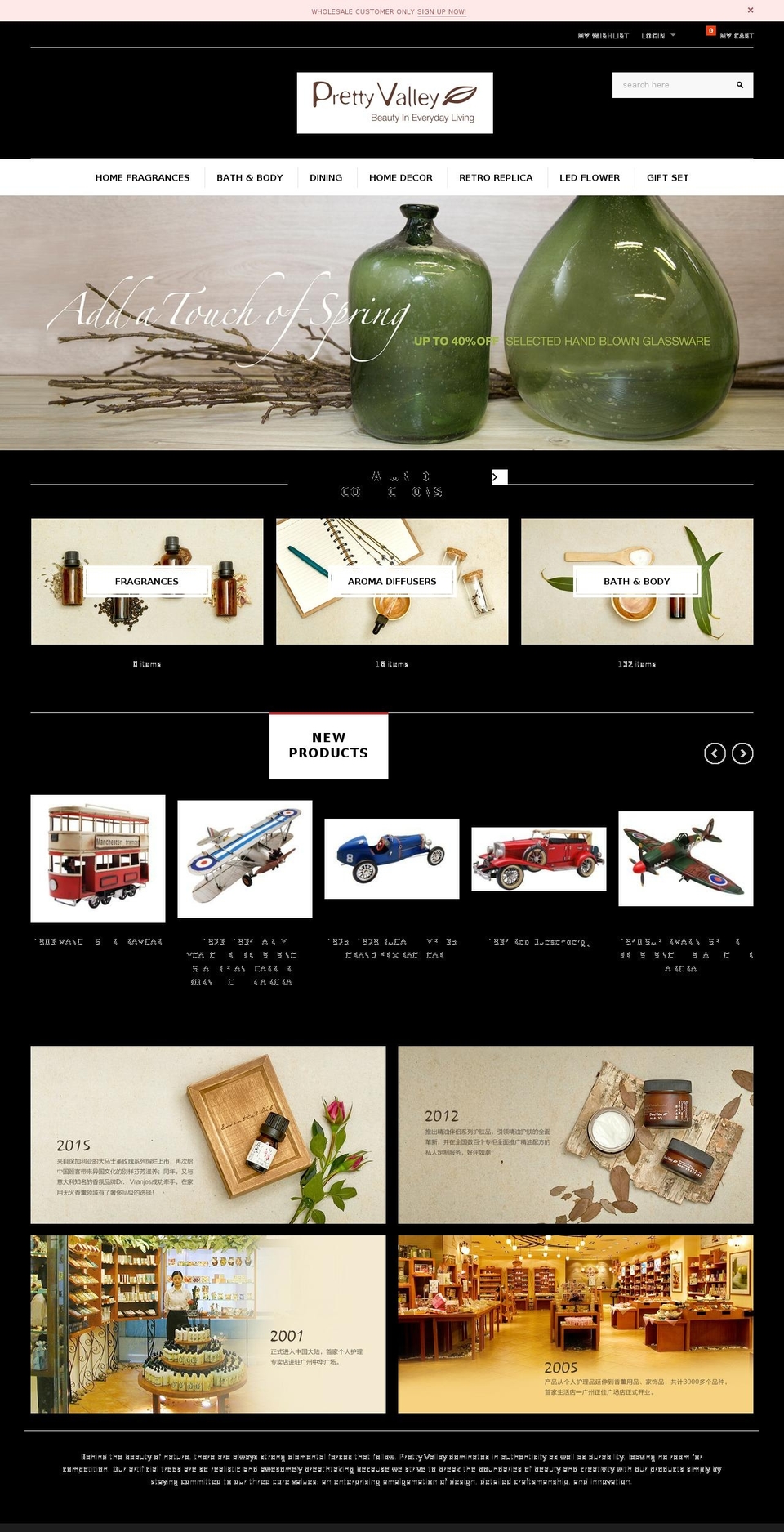 prettyvalleyusa.com shopify website screenshot