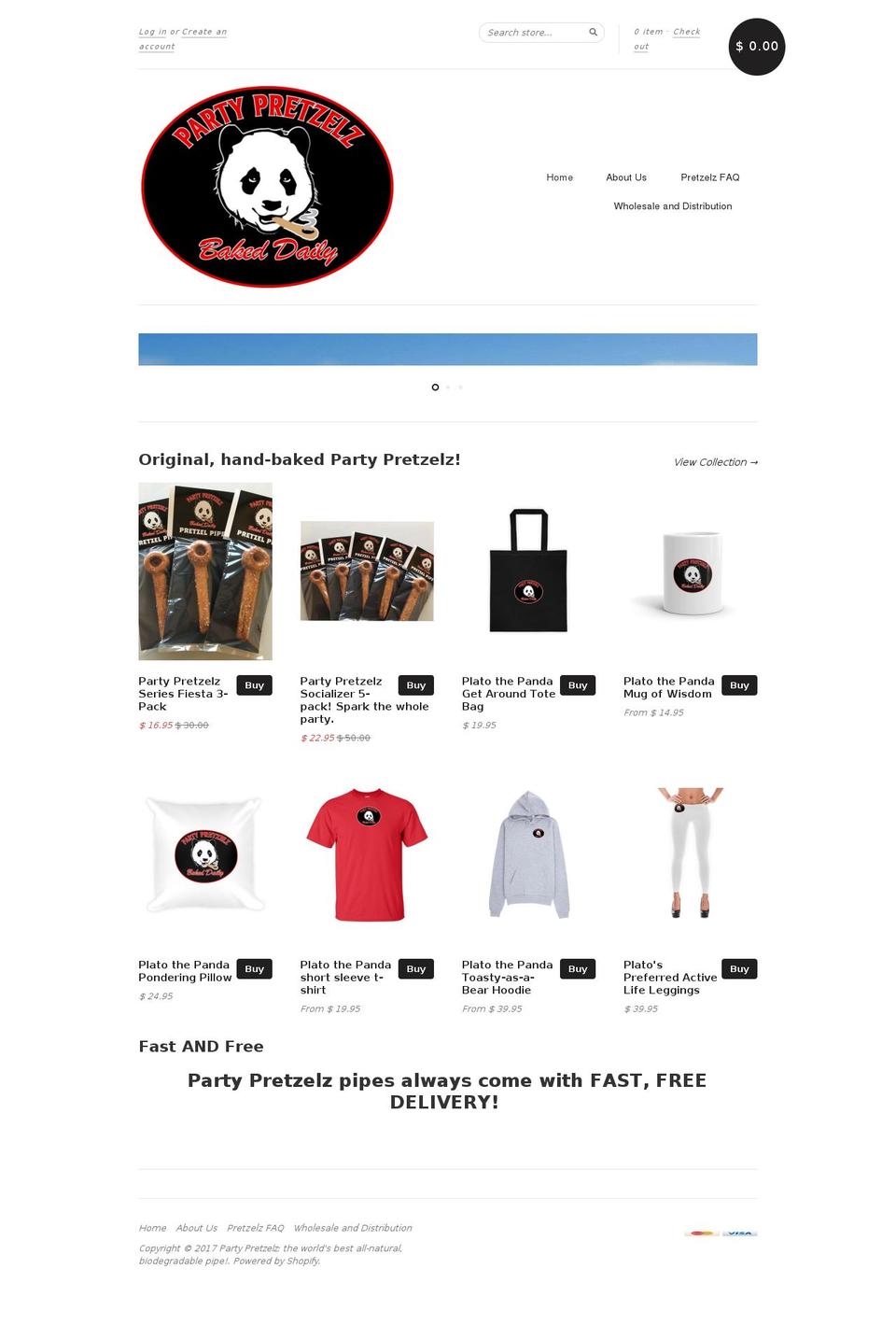 pretzelpipez.com shopify website screenshot