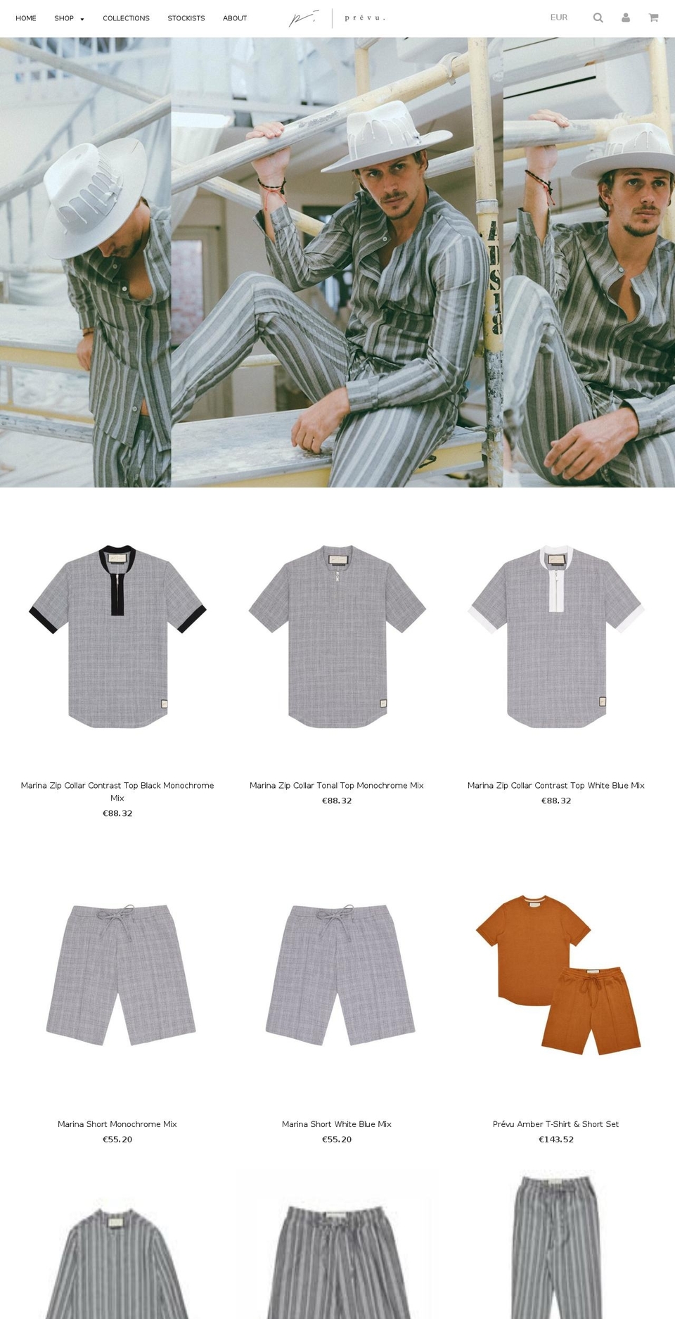 prevustudio.com shopify website screenshot