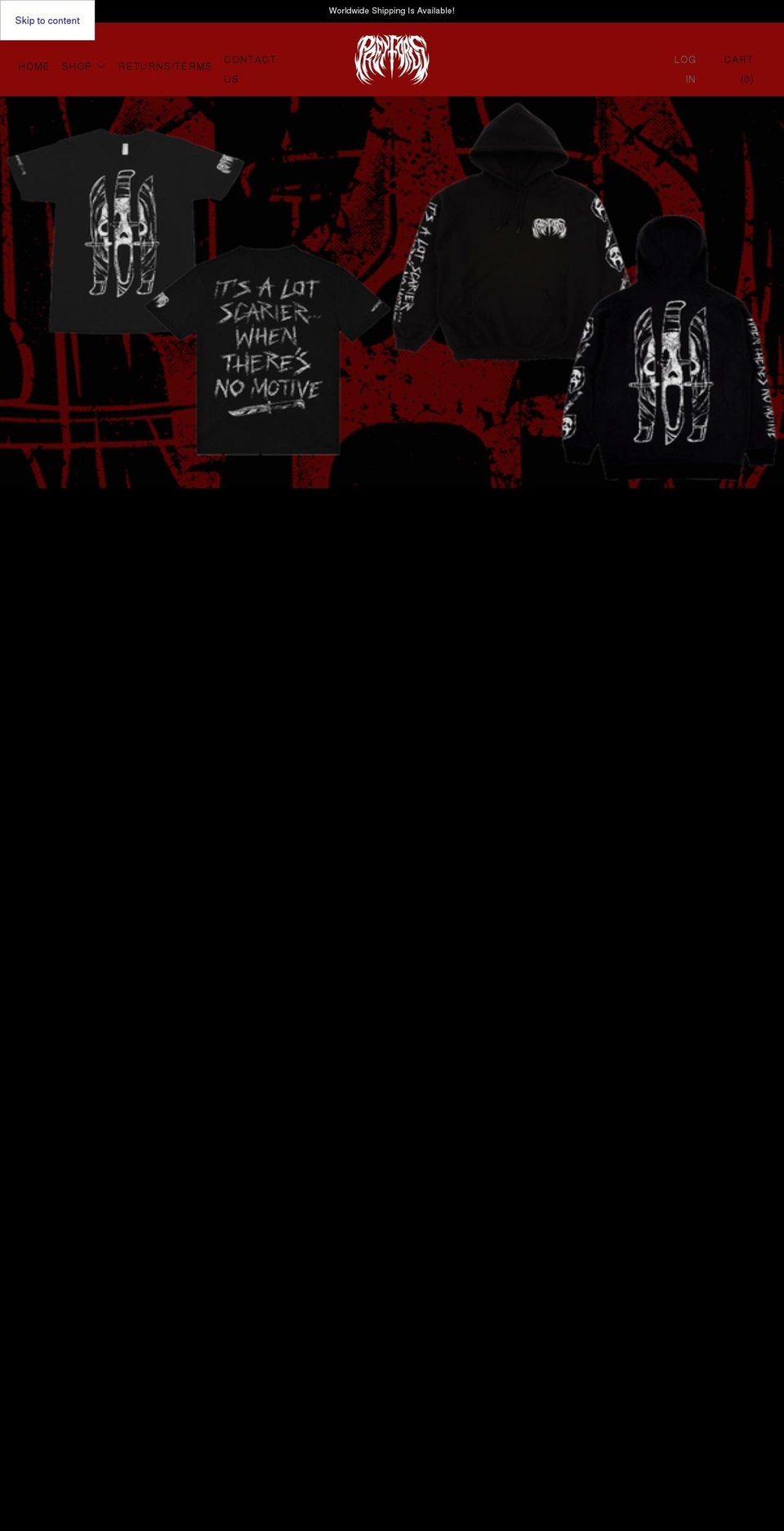 preyforusclothing.com shopify website screenshot