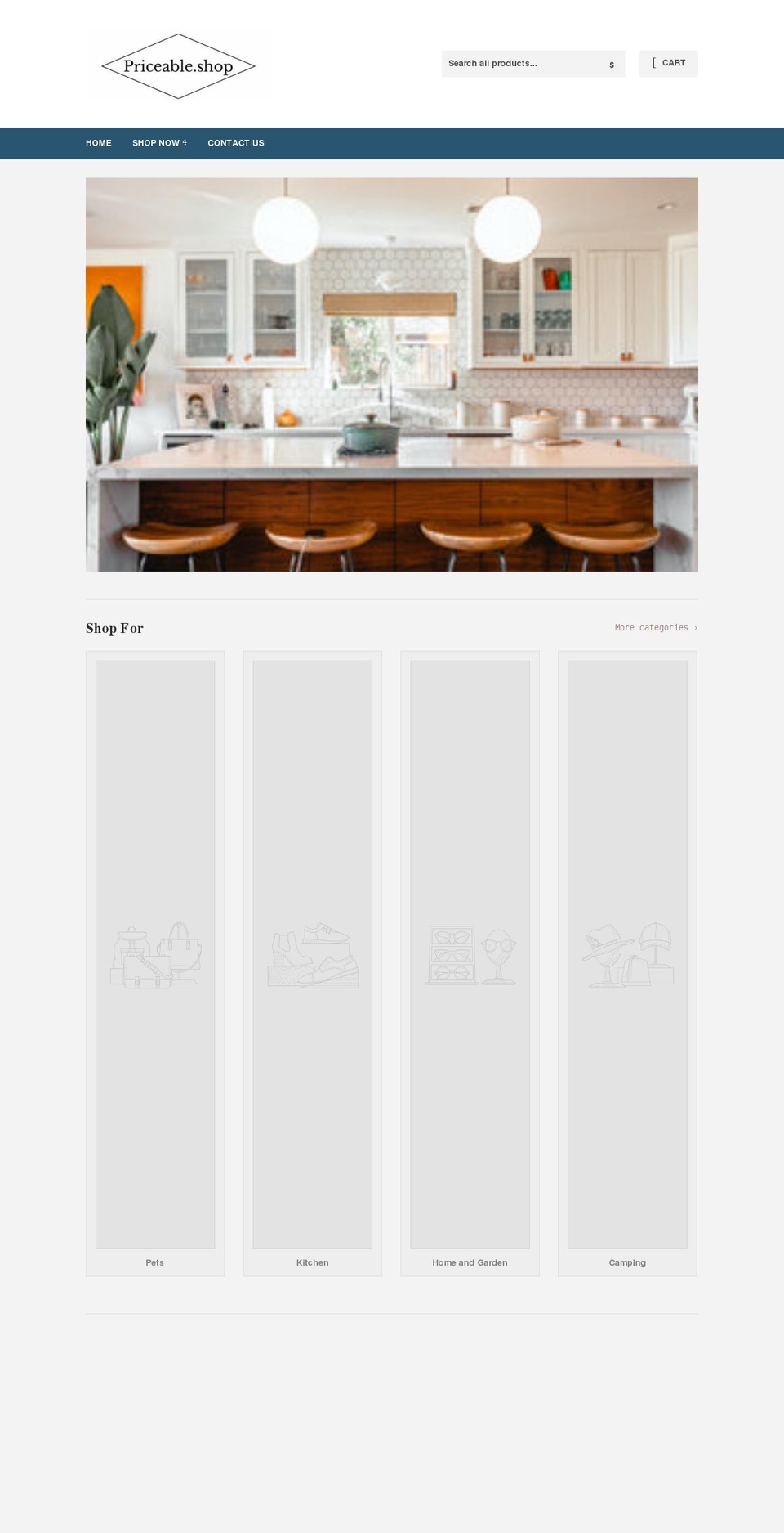 priceable.shop shopify website screenshot