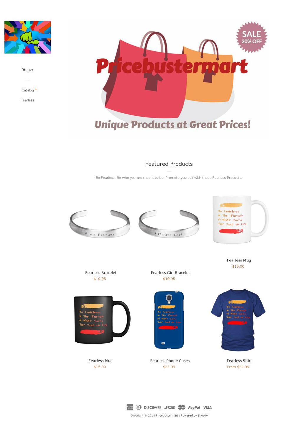 pricebustermart.com — Shopify storefront screenshot