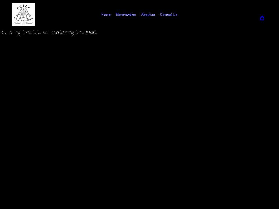 pricecontracting2018.com shopify website screenshot