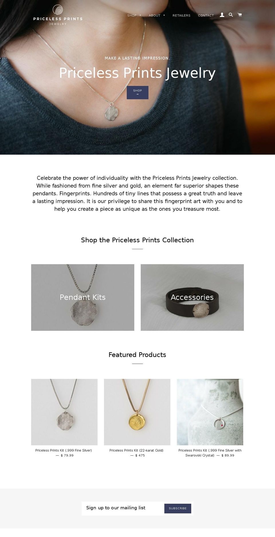 pricelessprints.net shopify website screenshot
