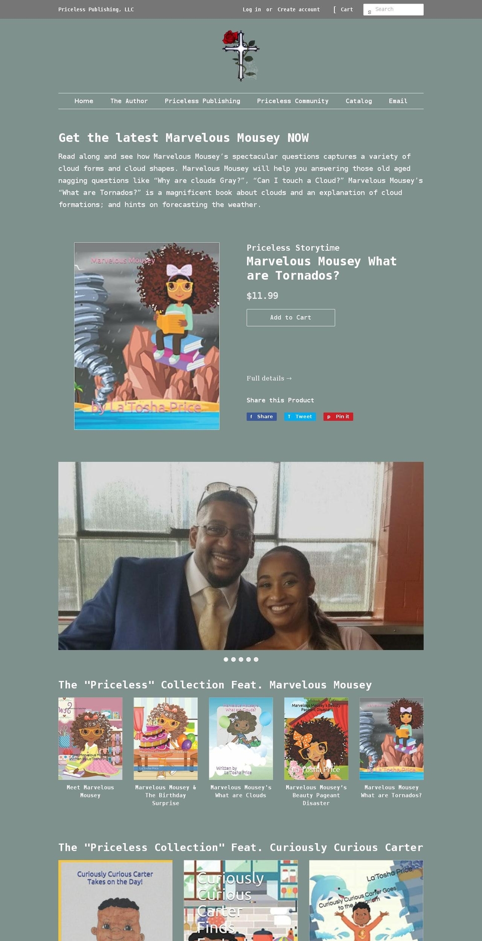 pricelessstorytime.com shopify website screenshot