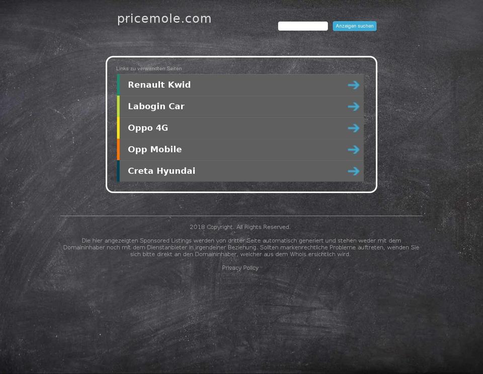 pricemole.com — Shopify storefront screenshot