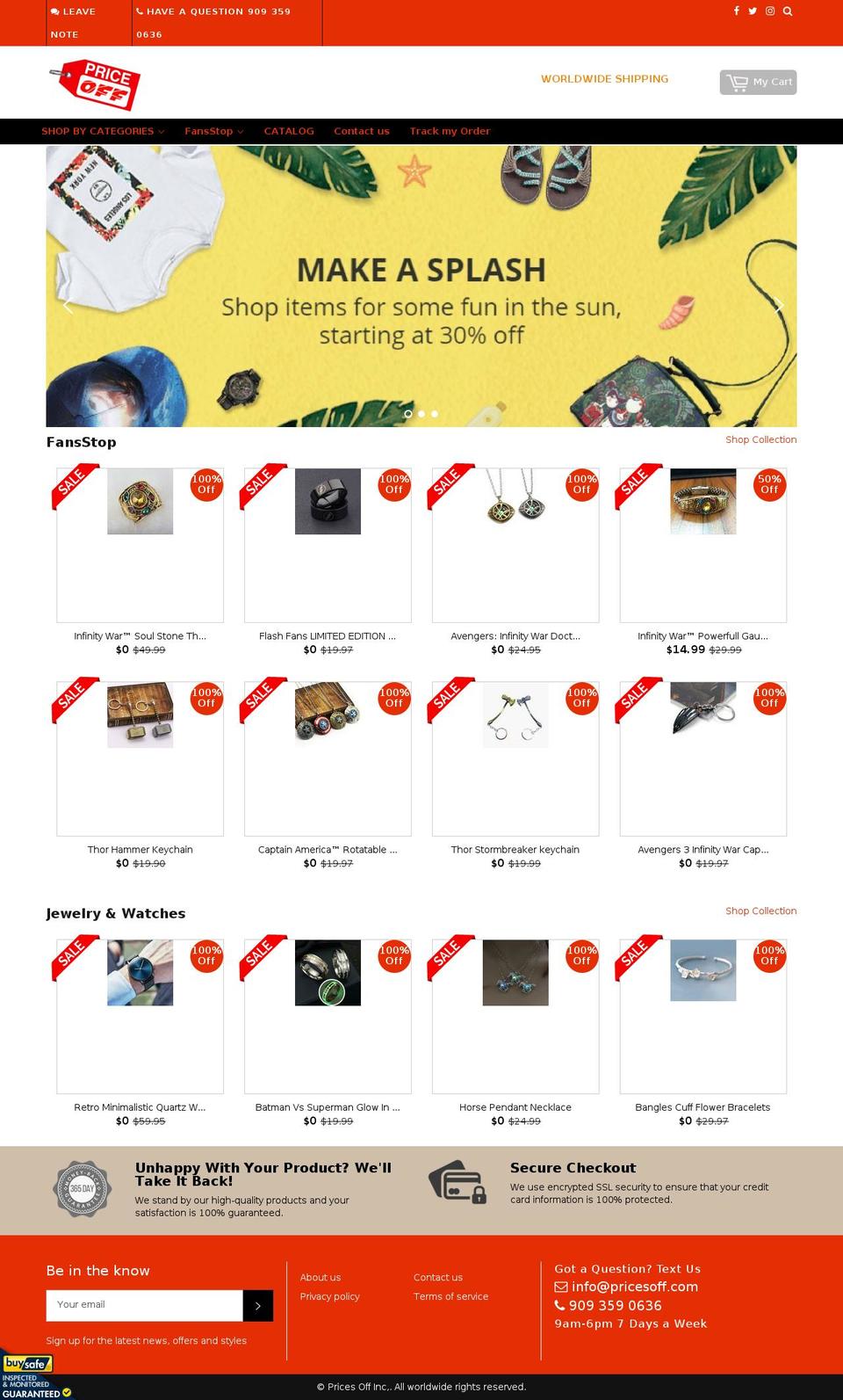 prshopify-4-6 Shopify theme site example pricesoff.com