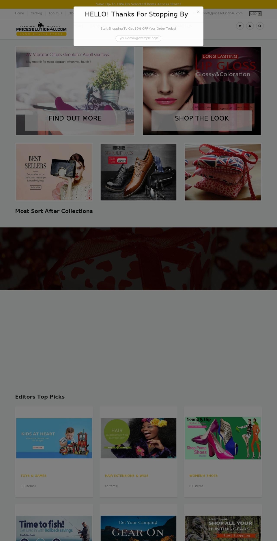ShowTime Shopify theme site example pricesolution4u.myshopify.com