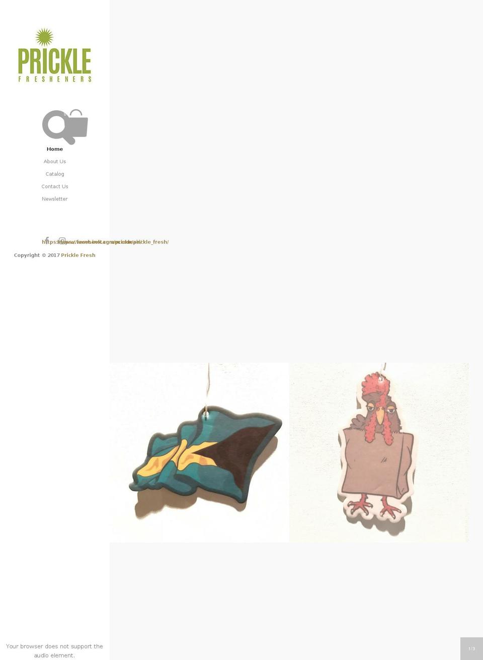 pricklefresh.com — Shopify storefront screenshot