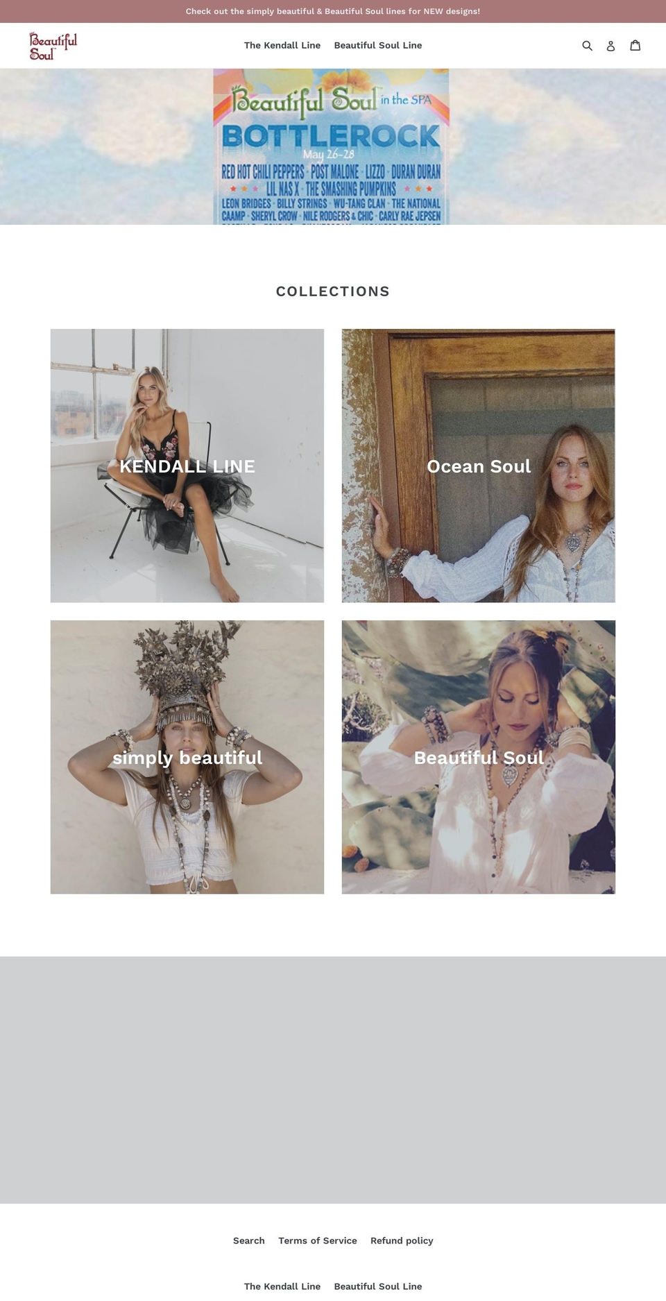 priestessbsj.com — Shopify storefront screenshot