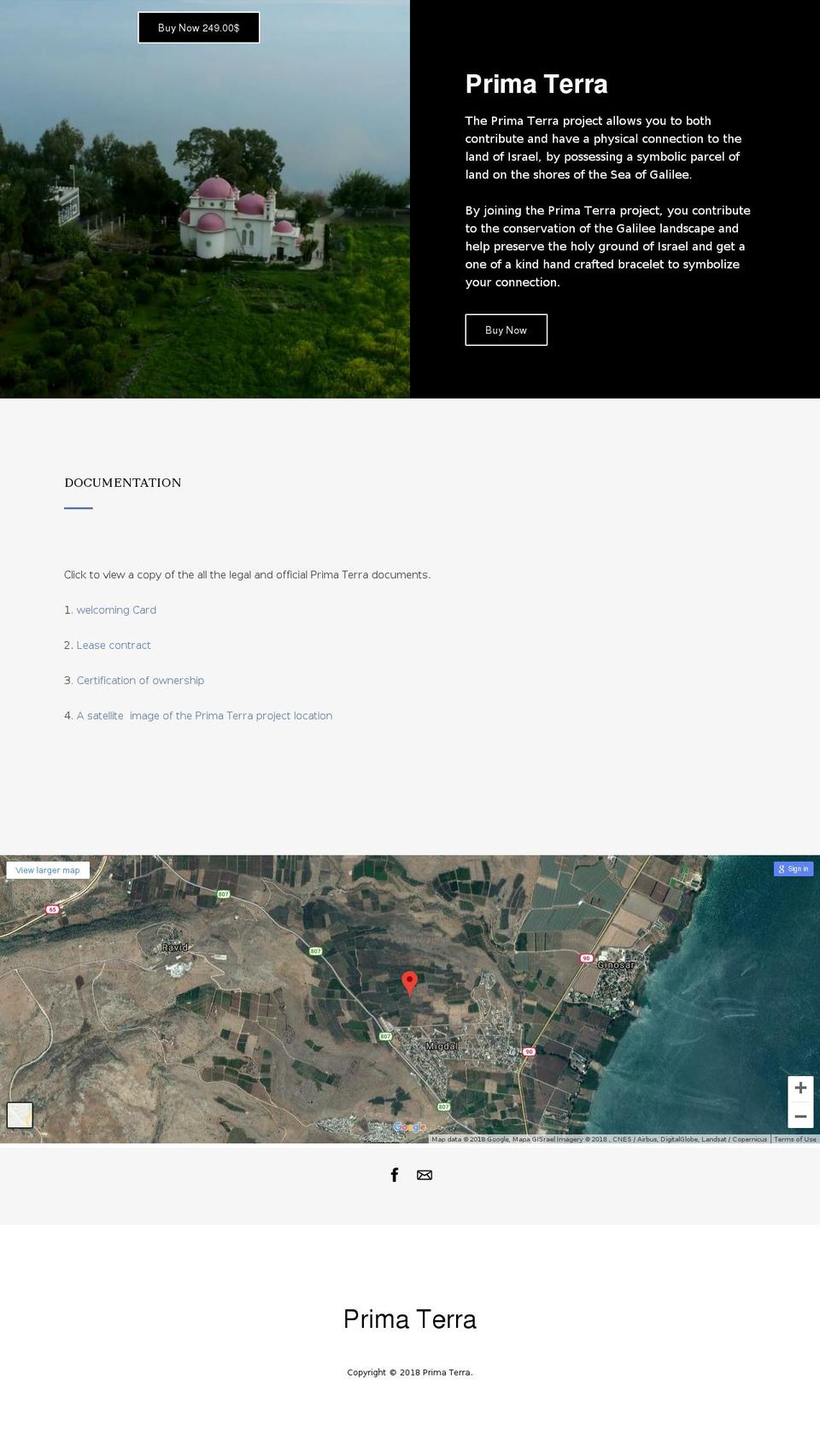 prima-terra.com — Shopify storefront screenshot
