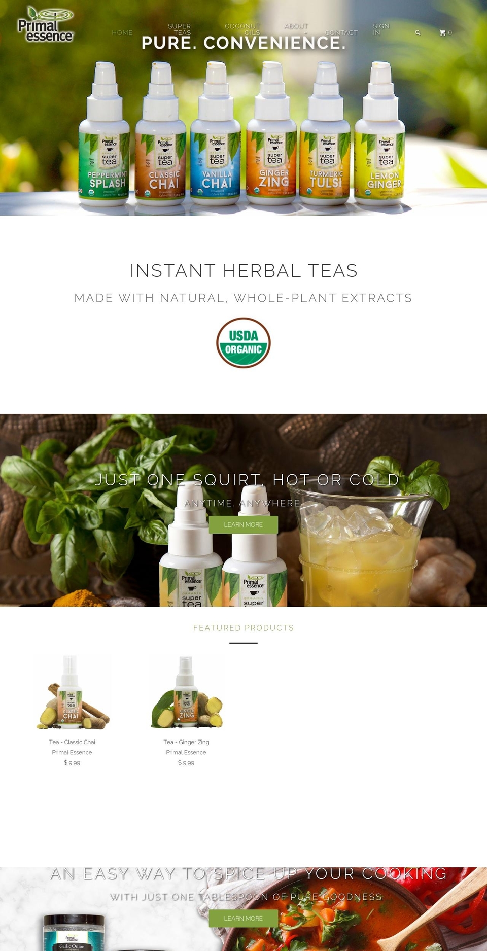primalessence.net shopify website screenshot