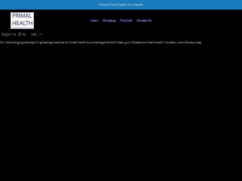 primalhealthllc.com shopify website screenshot