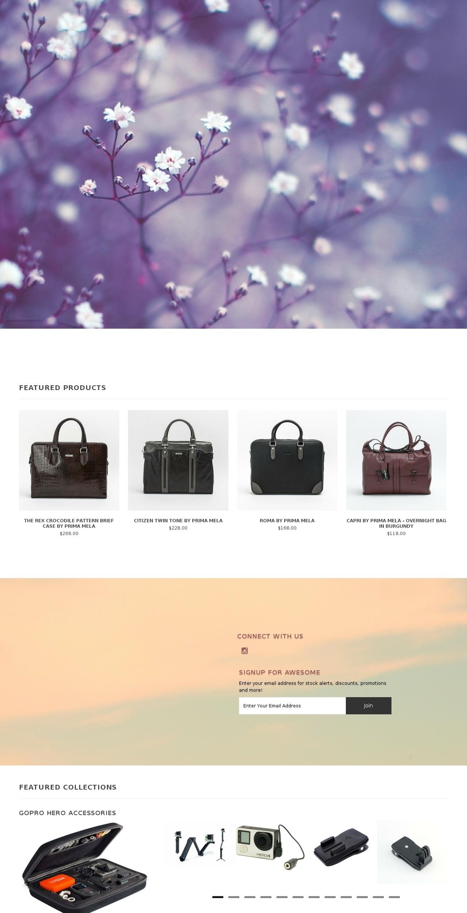 primamela.net shopify website screenshot