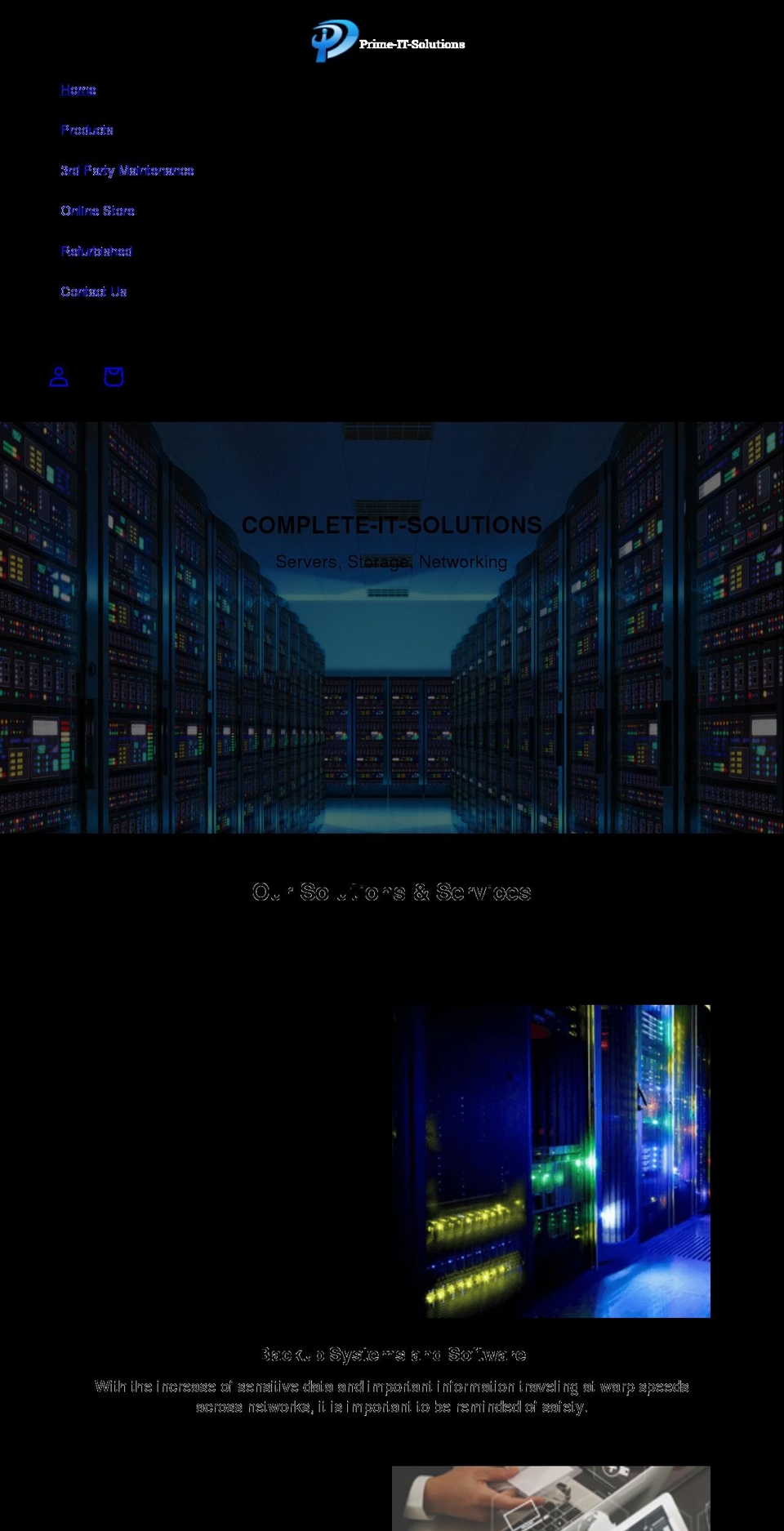 prime-it-solutions.com shopify website screenshot