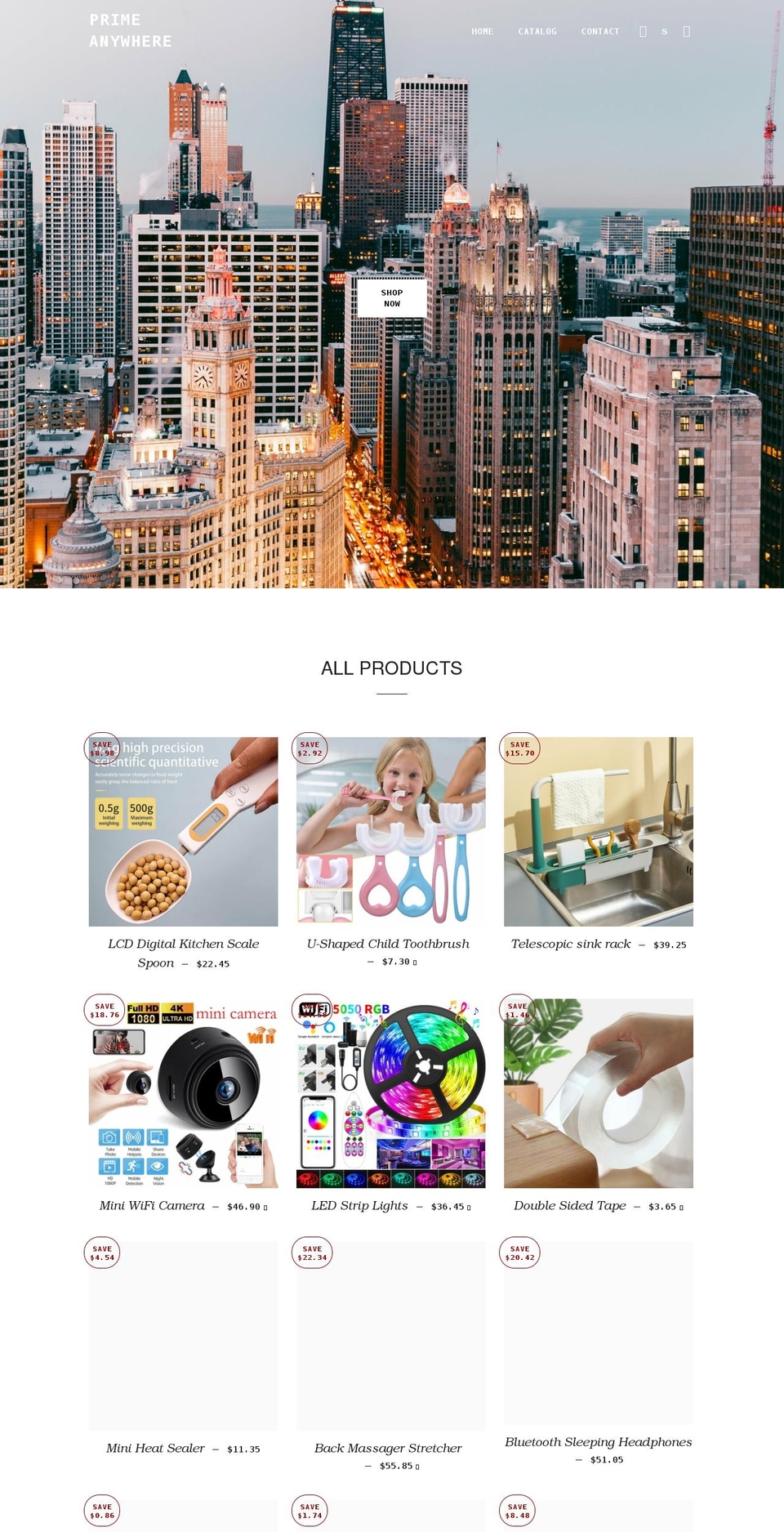 General store theme with Installments message Shopify theme site example primeanywhere.com